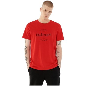 Oblačila Moški Majice s kratkimi rokavi Outhorn TSM600A Rdeča