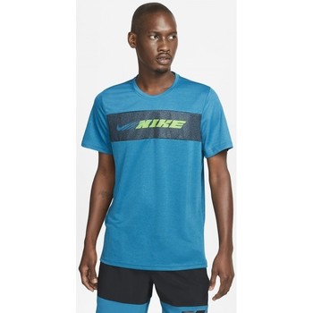 Oblačila Moški Majice s kratkimi rokavi Nike CAMISETA MANGA CORTA HOMBRE  CZ1496 Modra