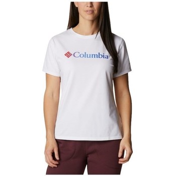 Oblačila Ženske Majice s kratkimi rokavi Columbia Sun Trek W Graphic Tee Bela