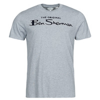 Oblačila Moški Majice s kratkimi rokavi Ben Sherman SIGNATURE FLOCK TEE Siva