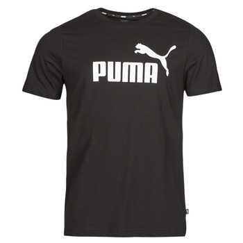 Oblačila Moški Majice s kratkimi rokavi Puma ESS LOGO TEE Črna