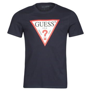 Oblačila Moški Majice s kratkimi rokavi Guess CN SS ORIGINAL LOGO TEE Modra