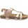Čevlji  Deklice Sandali & Odprti čevlji Plakton Cross Pozlačena