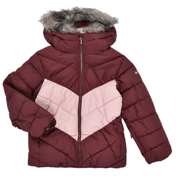 Oblačila Deklice Puhovke Columbia ARCTIC BLAST SNOW JACKET Bordo / Rožnata