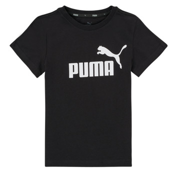 Oblačila Dečki Majice s kratkimi rokavi Puma ESSENTIAL LOGO TEE Črna