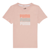 Oblačila Deklice Majice s kratkimi rokavi Puma ALPHA TEE Rožnata