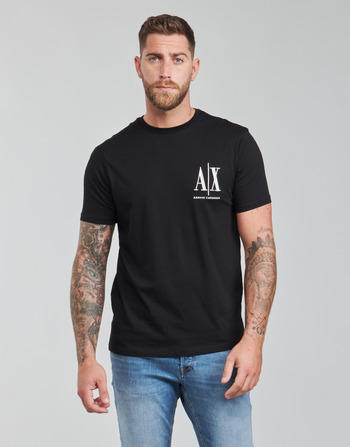 Oblačila Moški Majice s kratkimi rokavi Armani Exchange 8NZTPH Črna