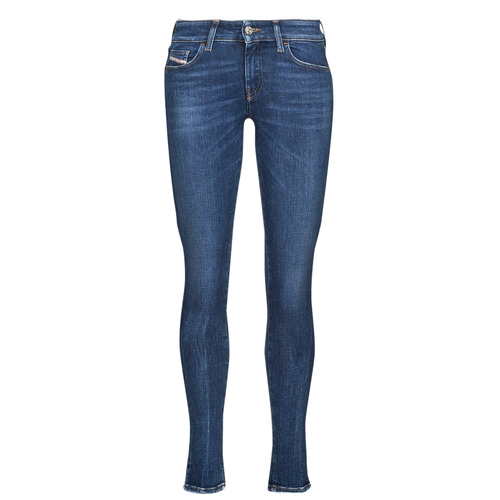 Oblačila Ženske Jeans skinny Diesel SLANDY-LOW Modra