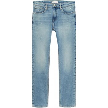 Oblačila Moški Jeans skinny Tommy Jeans DM0DM10251 SCANTON Modra