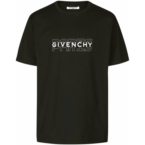 Oblačila Moški Majice s kratkimi rokavi Givenchy BM70SS3002 Črna