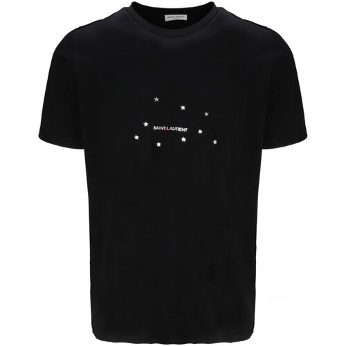 Oblačila Moški Majice s kratkimi rokavi Yves Saint Laurent BMK577087 Črna