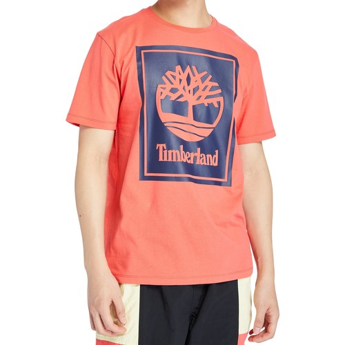 Oblačila Moški Majice s kratkimi rokavi Timberland 164213 Oranžna