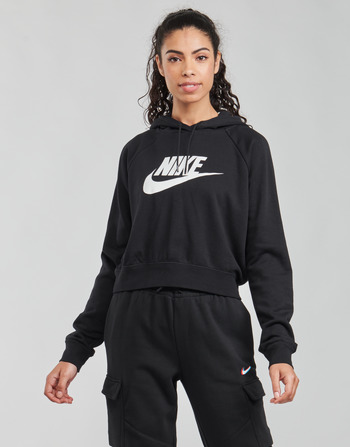 Oblačila Ženske Puloverji Nike NIKE SPORTSWEAR ESSENTIAL Črna / Bela