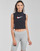 Oblačila Ženske Majice brez rokavov Nike W NSW TANK MOCK PRNT Črna