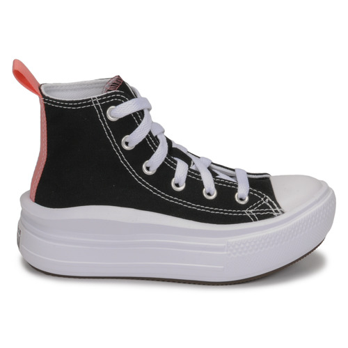 Converse CHUCK TAYLOR ALL STAR MOVE CANVAS HI Črna / Rožnata
