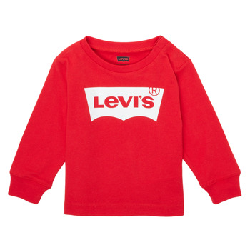 Oblačila Dečki Majice z dolgimi rokavi Levi's L/S BATWING TEE Rdeča