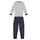 Oblačila Dečki Pižame & Spalne srajce Petit Bateau TECHI Bela / Modra