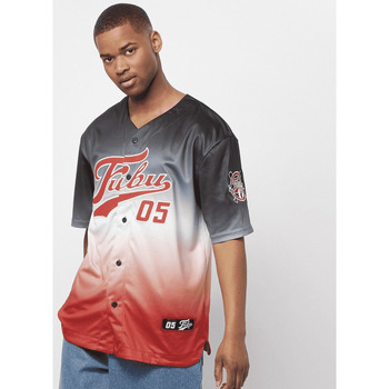 Oblačila Moški Majice s kratkimi rokavi Fubu Maillot  Varsity Baseball Črna