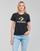 Oblačila Ženske Majice s kratkimi rokavi Converse STAR CHEVRON HYBRID FLOWER INFILL CLASSIC TEE Črna