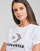Oblačila Ženske Majice s kratkimi rokavi Converse STAR CHEVRON HYBRID FLOWER INFILL CLASSIC TEE Bela