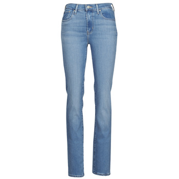 Oblačila Ženske Jeans straight Levi's 724 HIGH RISE STRAIGHT Modra