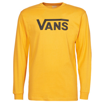 Oblačila Moški Majice z dolgimi rokavi Vans VANS CLASSIC LS Rumena / Črna