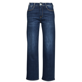 Oblačila Ženske Jeans straight Le Temps des Cerises PULP HIGH WAIST Modra