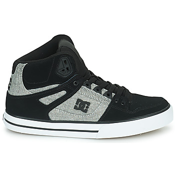 DC Shoes PURE HIGH-TOP WC Črna / Siva