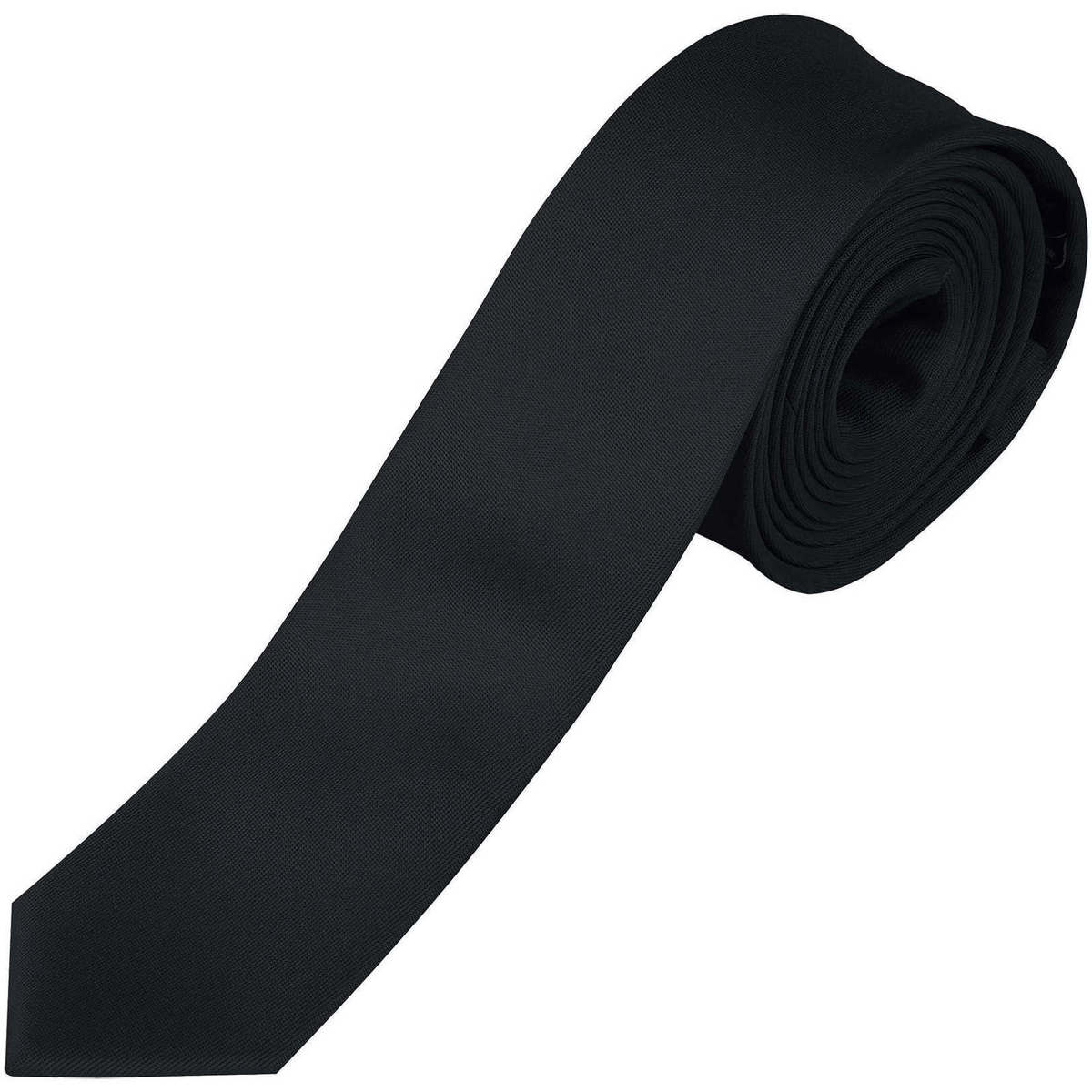 Oblačila Kravate in dodatki Sols GATSBY corbata color Negro CORBATA ESTRECHA Črna