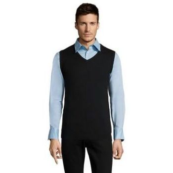 Oblačila Moški Telovnik  Sols GENTLEMEN azul JERSEY UNISEX SIN MANGAS Modra