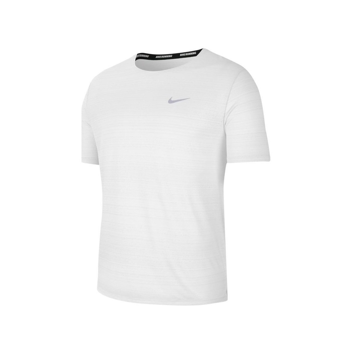 Oblačila Moški Majice s kratkimi rokavi Nike Drifit Miler Bela