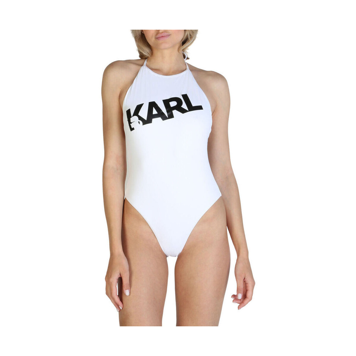 Oblačila Ženske Kopalke ločene Karl Lagerfeld - kl21wop03 Bela