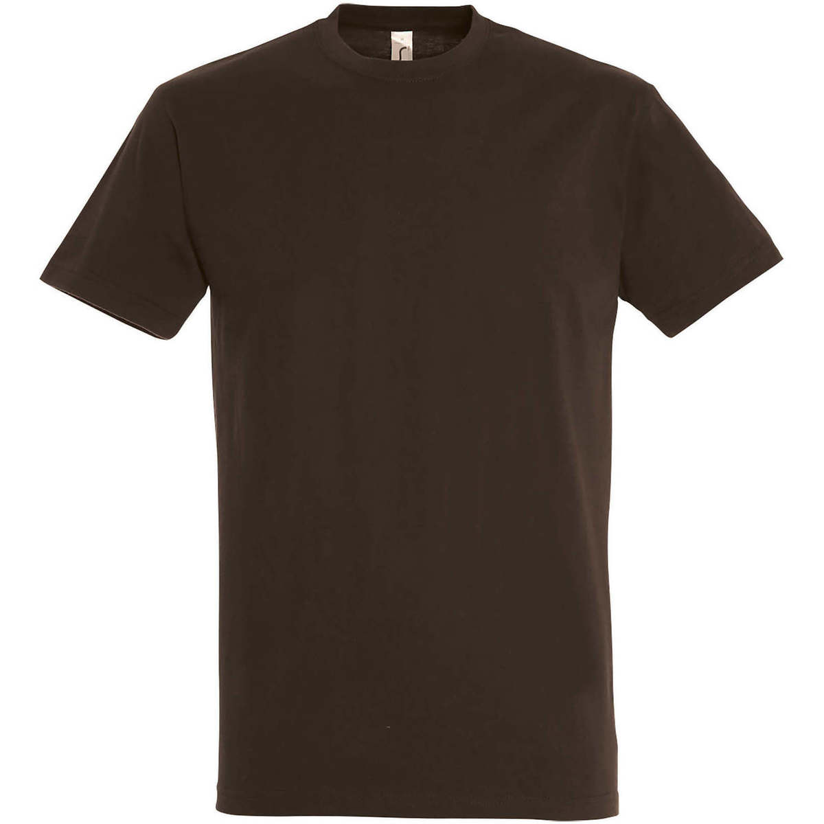 Oblačila Ženske Majice s kratkimi rokavi Sols IMPERIAL camiseta color Chocolate-100% algodón semi-peinado Kostanjeva