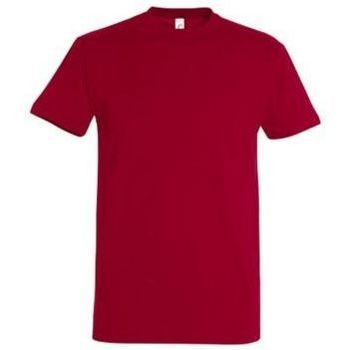 Oblačila Ženske Majice s kratkimi rokavi Sols IMPERIAL camiseta color Rojo Tango Rdeča