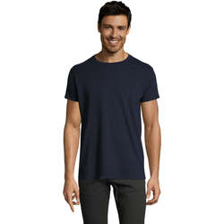Oblačila Moški Majice s kratkimi rokavi Sols Camiseta IMPERIAL FIT color French Marino Azul