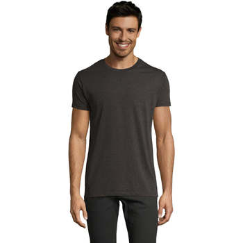 Oblačila Moški Majice s kratkimi rokavi Sols Camiseta IMPERIAL FIT color Antracita Siva