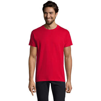 Oblačila Moški Majice s kratkimi rokavi Sols Camiseta IMPERIAL FIT color Rojo Rdeča