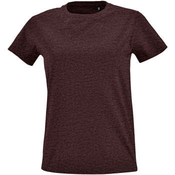 Oblačila Ženske Majice s kratkimi rokavi Sols Camiseta IMPERIAL FIT color Oxblood Drugo