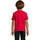 Oblačila Otroci Majice s kratkimi rokavi Sols Camiseta infantil color Rojo-Imperial KIDS 100% algodón Rdeča