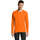 Oblačila Moški Majice z dolgimi rokavi Sols Camiseta manga larga Oranžna