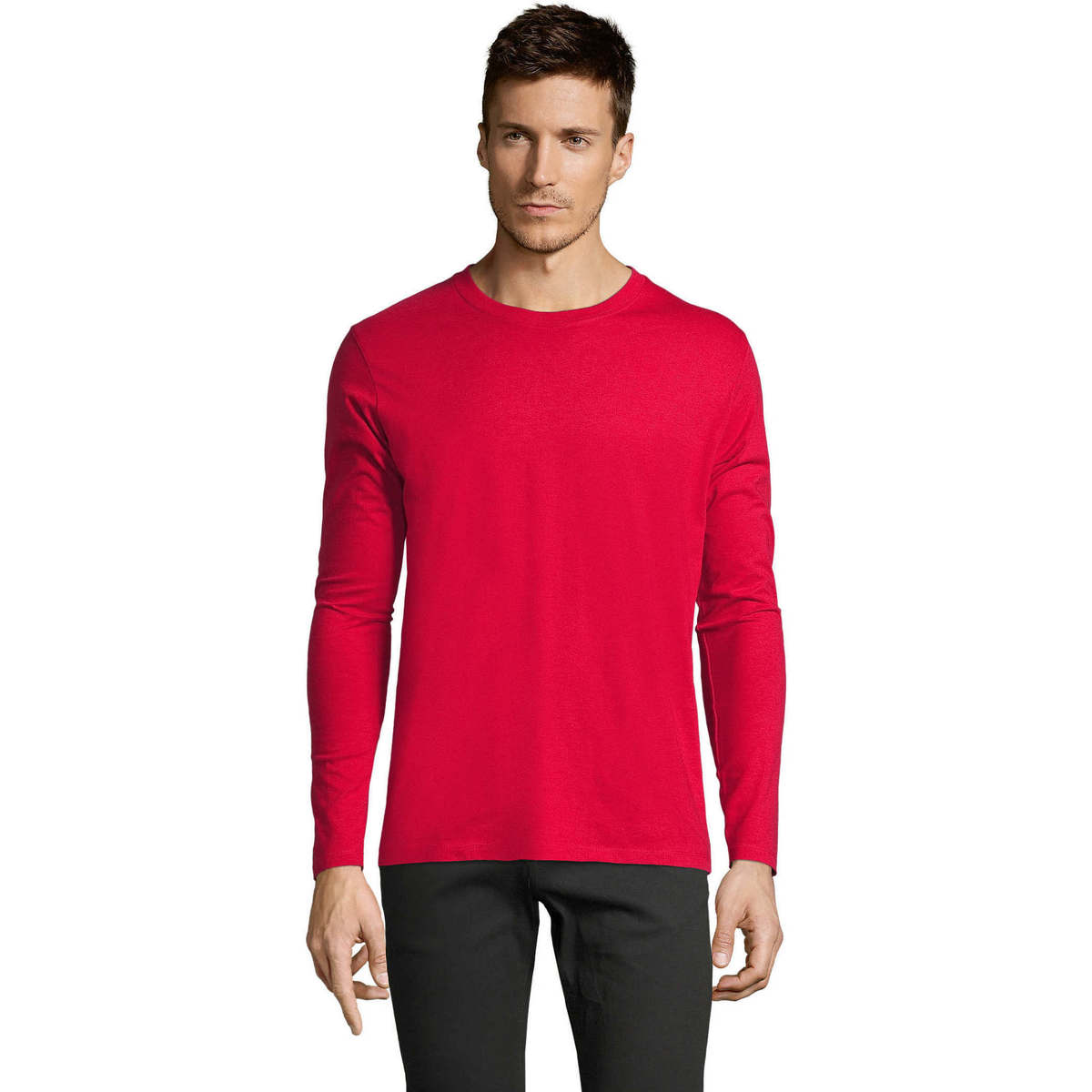 Oblačila Moški Majice z dolgimi rokavi Sols Camiseta manga larga Rdeča
