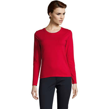 Oblačila Ženske Majice z dolgimi rokavi Sols Camiseta imperial Women Rdeča