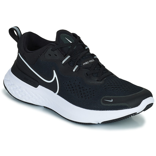 Čevlji  Moški Tek & Trail Nike NIKE REACT MILER 2 Črna / Bela