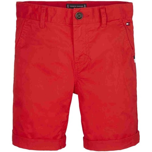 Oblačila Dečki Kratke hlače & Bermuda Tommy Hilfiger  Rdeča