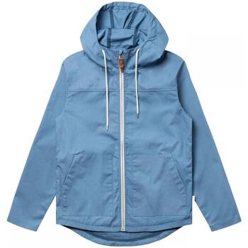 Oblačila Moški Plašči Revolution Hooded Jacket 7351 - Blue Modra