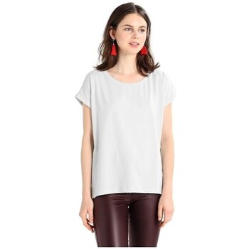 Oblačila Ženske Puloverji Vila Dreamers T-Shirt - Plain Air Bela