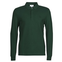 Oblačila Moški Polo majice dolgi rokavi Lacoste PARIS POLO CLASSIQUE Zelena
