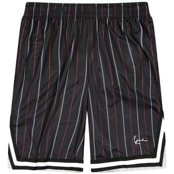Oblačila Moški Kratke hlače & Bermuda Karl Kani Short  Small Signature Pinstripe Mesh Črna