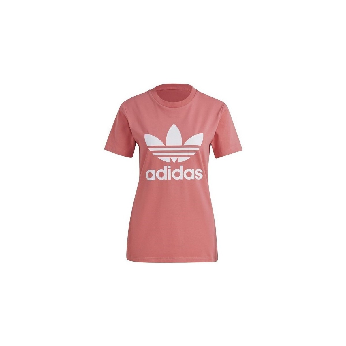 Oblačila Ženske Majice s kratkimi rokavi adidas Originals W 3STRIPES 21 Rožnata