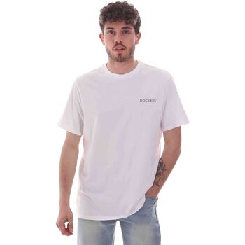 Oblačila Moški Majice & Polo majice Dockers 27406-0115 Bela